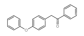 2-(4-苯氧基苯基)-1-苯基-1-乙酮结构式