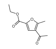ethyl 4-acetyl-5-methylfuran-2-carboxylate结构式