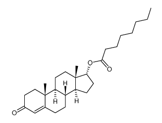 testosterone octanoate Structure
