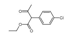 ethyl 2-(p-chlorophenyl)acetoacetate Structure