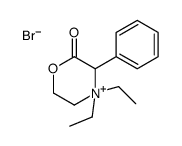 4,4-diethyl-3-phenylmorpholin-4-ium-2-one,bromide Structure