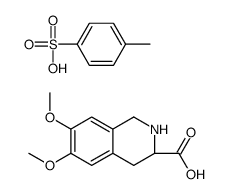 (S)-(-)-1,2,3,4-四氢-3-异喹啉甲酸苄酯对甲苯磺酸盐结构式