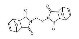 2,2'-(ethane-1,2-diyl)bis(3a,4,7,7a-tetrahydro-1H-4,7-epoxyisoindole-1,3(2H)-dione)结构式