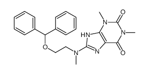 8-[2-(Diphenylmethoxy)-N-Methylethylamino]-1,3-dimethylxanthine Structure
