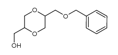2-benzyloxymethyl-5-hydroxymethyl-1,4-dioxane结构式