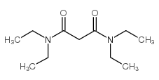 N,N,N',N'-四乙基丙二酰胺结构式