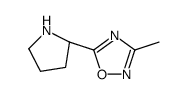 (S)-3-甲基-5-(2-吡咯烷基)-1,2,4-恶二唑结构式