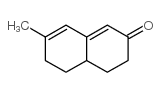 7-甲基-4,4a-5,6-四氢-2(3h)萘酮结构式