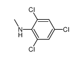 2,4,6-trichloro-N-methyl-aniline Structure