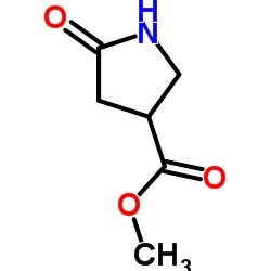 5-吡咯烷酮-3-甲酸甲酯结构式