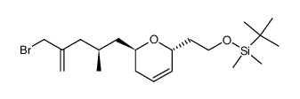(2-{(2R,6R)-6-[(2S)-4-(Bromomethyl)-2-methylpent-4-enyl]-5,6-dihydro-2H-pyran-2-yl}ethoxy)(tert-butyl)dimethylsilane Structure