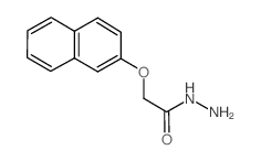 2-(2-萘氧基)乙酰肼结构式