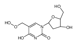 5-hydroperoxymethyl-2'-deoxyuridine结构式