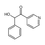 2-hydroxy-2-phenyl-1-pyridin-3-ylethanone结构式