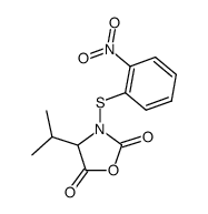 4-isopropyl-3-(2-nitro-phenylsulfanyl)-oxazolidine-2,5-dione Structure