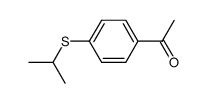 isopropyl p-acetylphenyl sulfide Structure