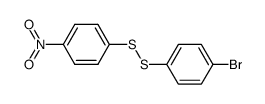 p-Bromophenyl p-nitrophenyl disulfide Structure