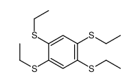 1,2,4,5-tetrakis(ethylsulfanyl)benzene结构式