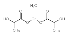 钙 L -乳酸 水合物结构式