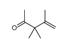 3,3,4-trimethylpent-4-en-2-one Structure