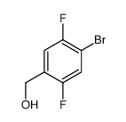 (4-溴-2,5-二氟苯基)甲醇结构式
