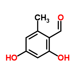 2,4-Dihydroxy-6-methylbenzaldehyde structure