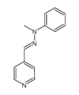 isonicotinaldehyde methyl(phenyl)hydrazone Structure