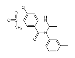 7-chloro-2-methyl-3-(3-methylphenyl)-4-oxo-1,2-dihydroquinazoline-6-sulfonamide Structure