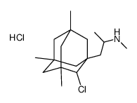 1-(2-chloro-3,5,7-trimethyl-1-adamantyl)-N-methylpropan-2-amine,hydrochloride Structure