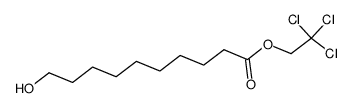 2,2,2-trichloroethyl 10-hydroxydecanoate结构式