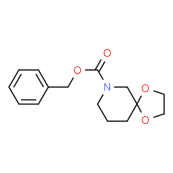 1,4-Dioxa-7-azaspiro[4.5]decane-7-carboxylic acid, phenylmethyl ester Structure