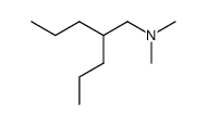 dimethyl-(2-propyl-pentyl)-amine结构式
