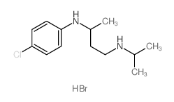 1,3-Butanediamine,N3-(4-chlorophenyl)-N1-(1-methylethyl)-, hydrobromide (1:1) structure