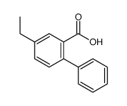 [1,1-Biphenyl]-2-carboxylicacid,4-ethyl-(9CI) Structure