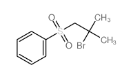 (2-bromo-2-methyl-propyl)sulfonylbenzene结构式