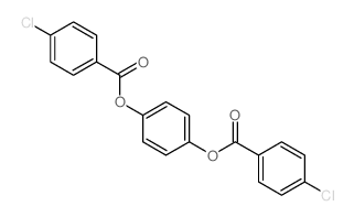 Benzoicacid, 4-chloro-, 1,4-phenylene ester (9CI) Structure