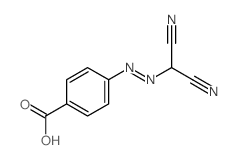 BENZOIC ACID, p-((DICYANOMETHYL)AZO)-结构式