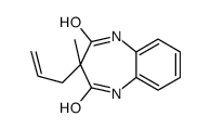 3-methyl-3-prop-2-enyl-1,5-dihydro-1,5-benzodiazepine-2,4-dione Structure