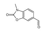 2,3-二氢-3-甲基-2-氧代-6-苯并噁唑羧醛结构式