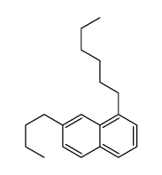 7-butyl-1-hexylnaphthalene结构式