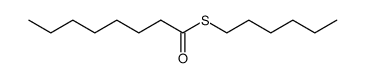 Octanethioic acid S-hexyl ester结构式