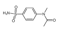 p-(N-acetyl-N-methylamino)benzenesulfonamide结构式