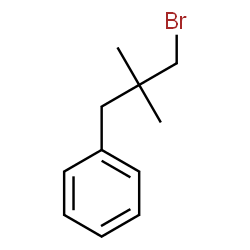 (3-Bromo-2,2-dimethylpropyl)benzene Structure