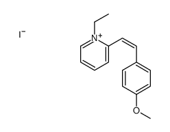 1-ethyl-2-[2-(4-methoxyphenyl)ethenyl]pyridin-1-ium,iodide结构式