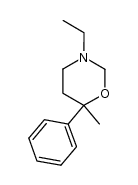 3-ethyl-6-methyl-6-phenyl-[1,3]oxazinane Structure