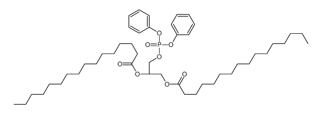 1,2-DIHEXADECANOYL-SN-GLYCERO-3-[BIS(PHENYL) PHOSPHATE] Structure