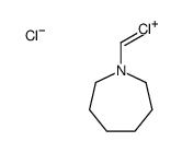 1-(chloromethylene)hexahydro-1H-azepinium chloride Structure