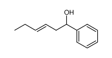 (E)-1-Phenyl-3-hexen-1-ol结构式