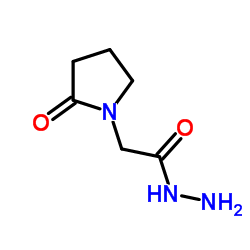 2-(2-氧代吡咯烷-1-基)乙酰肼结构式