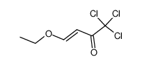 (E)-1,1,1-三氯-4-乙氧基丁-3-烯-2-酮结构式